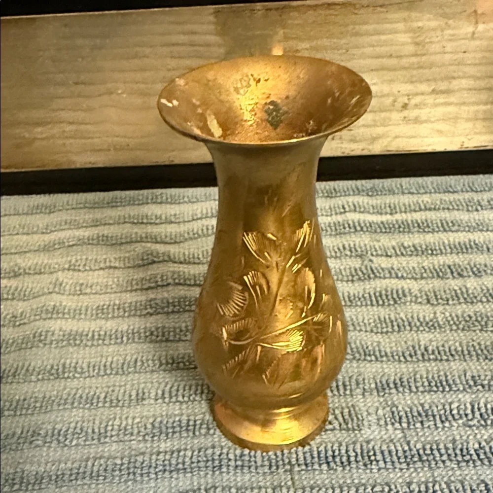 Brass small Floral Vase #04